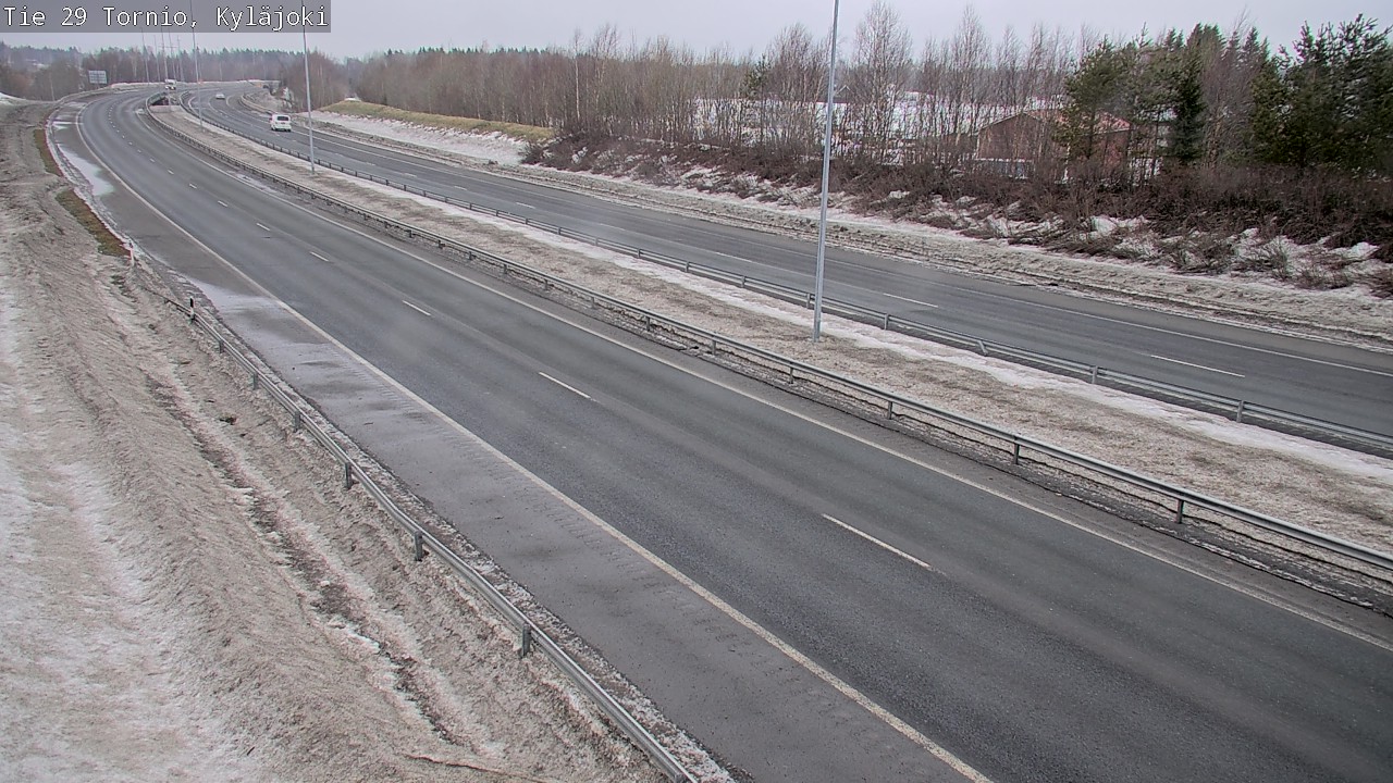 Weather Camera Image Road 29 Tornio Kyläjoki, Tornio, Lappi