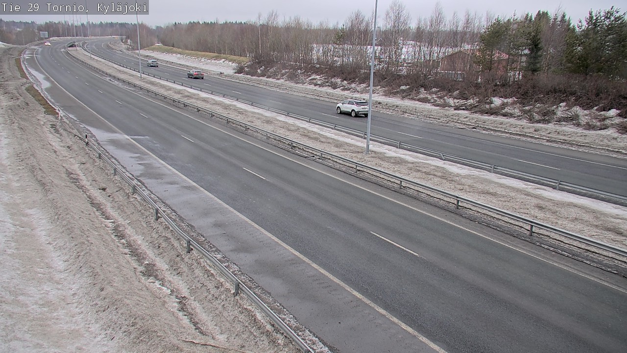 Weather Camera Image Road 29 Tornio Kyläjoki, Tornio, Lappi