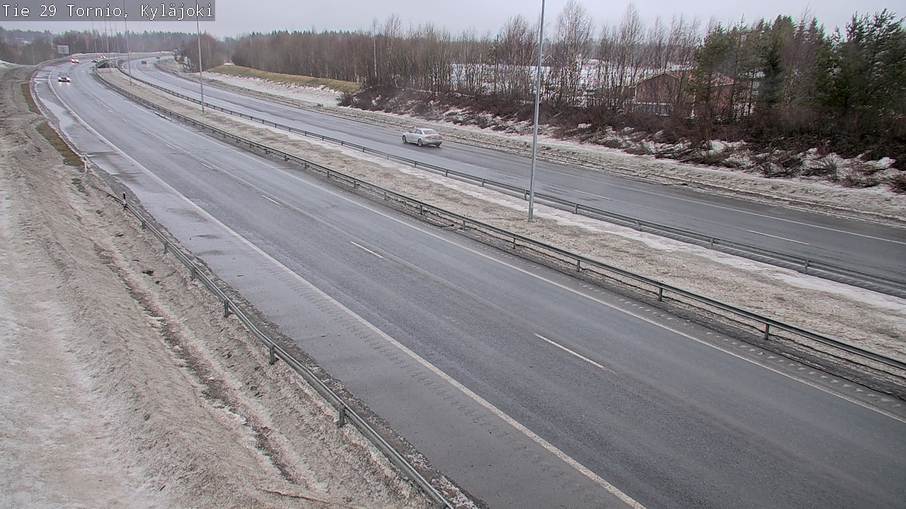 Weather Camera Image Road 29 Tornio Kyläjoki, Tornio, Lappi