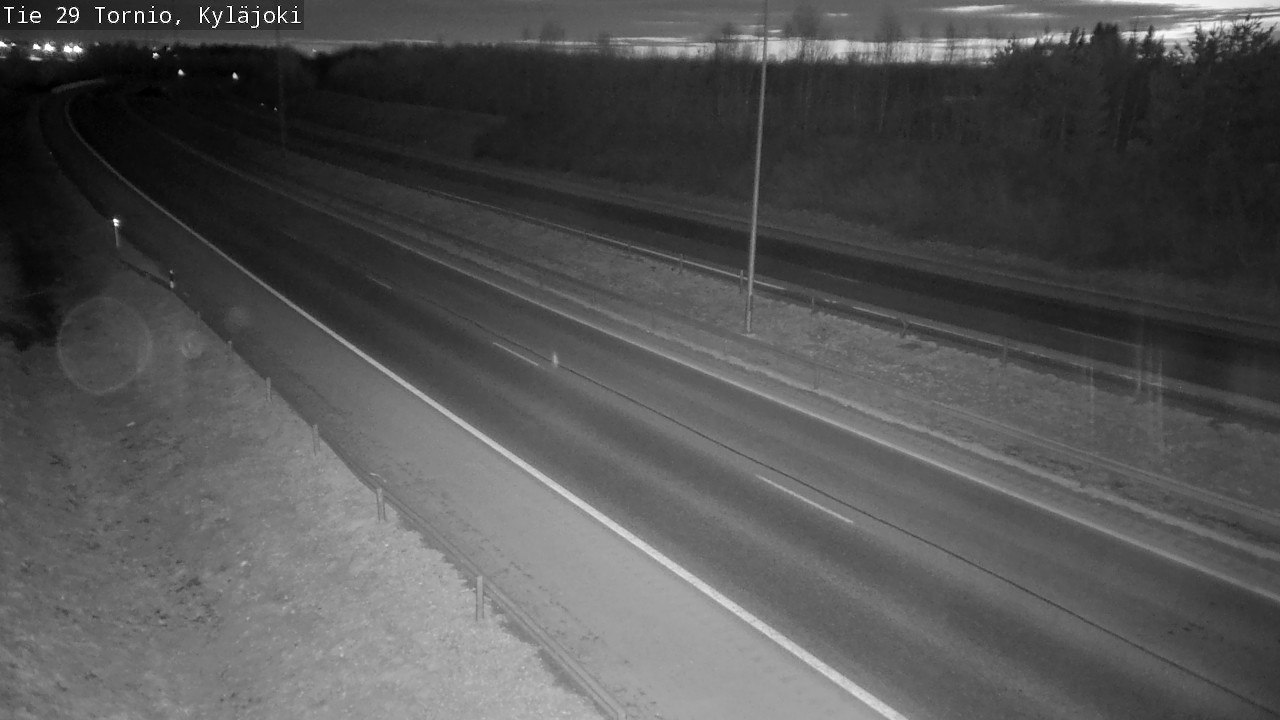 Weather Camera Image Road 29 Tornio Kyläjoki, Tornio, Lappi
