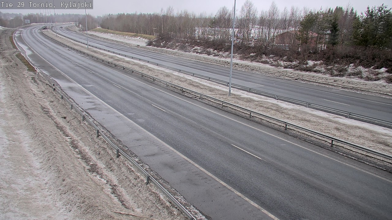Weather Camera Image Road 29 Tornio Kyläjoki, Tornio, Lappi