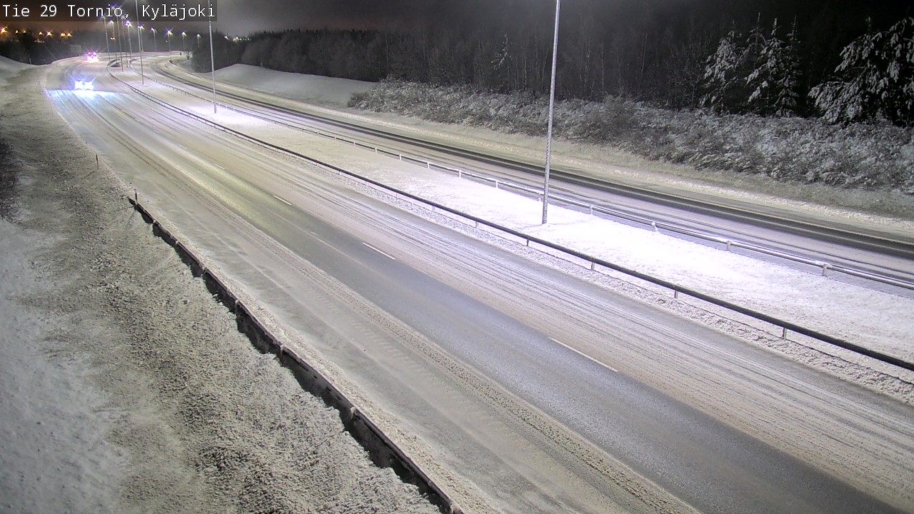 Weather Camera Image Väg 29 Torneå Kyläjoki, Tornio, Lappi