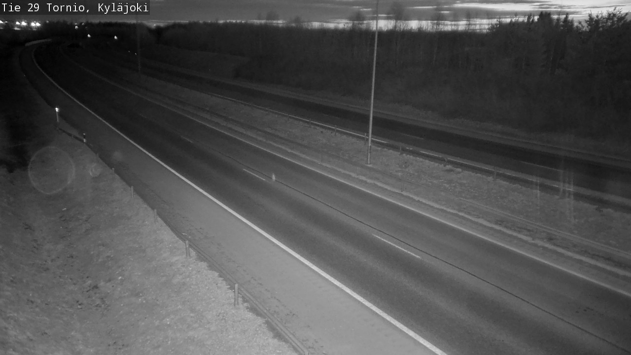 Weather Camera Image Road 29 Tornio Kyläjoki, Tornio, Lappi