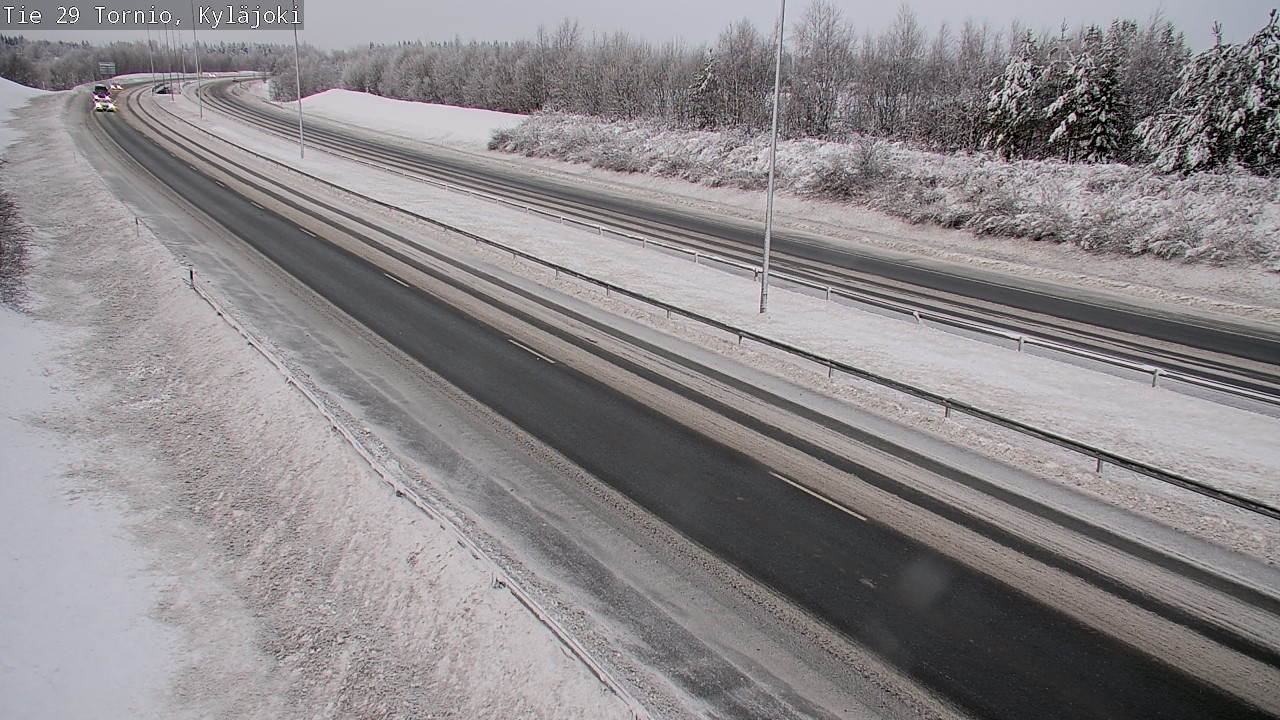 Weather Camera Image Väg 29 Torneå Kyläjoki, Tornio, Lappi
