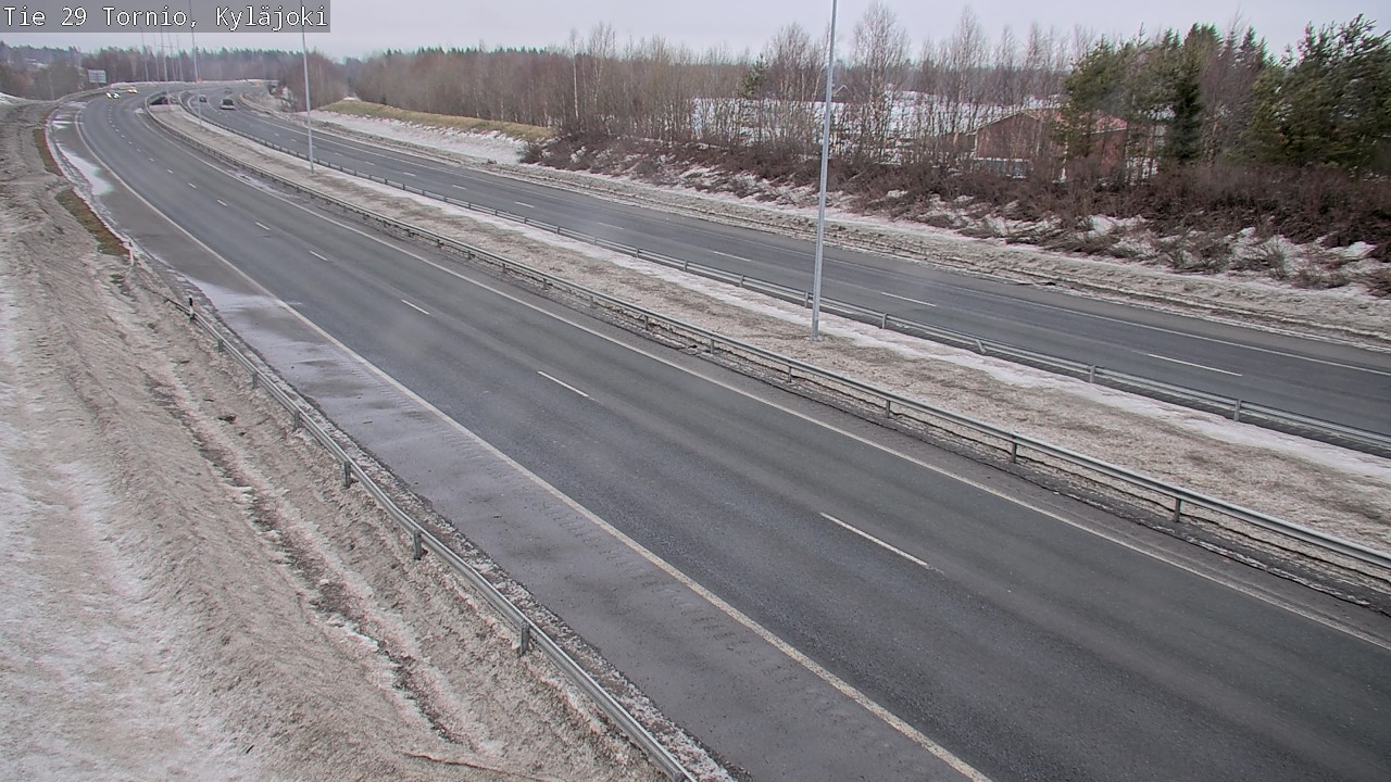 Weather Camera Image Road 29 Tornio Kyläjoki, Tornio, Lappi