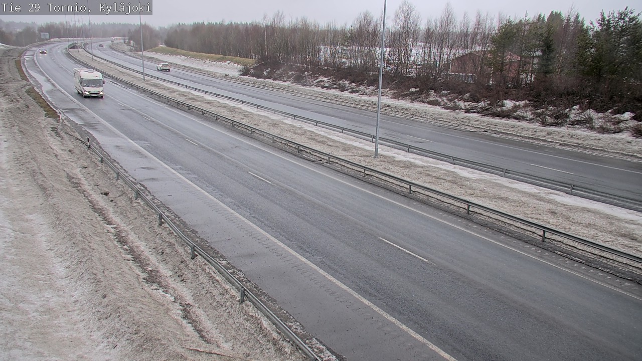 Weather Camera Image Road 29 Tornio Kyläjoki, Tornio, Lappi