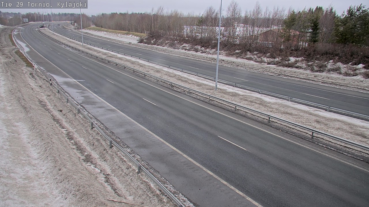 Weather Camera Image Road 29 Tornio Kyläjoki, Tornio, Lappi