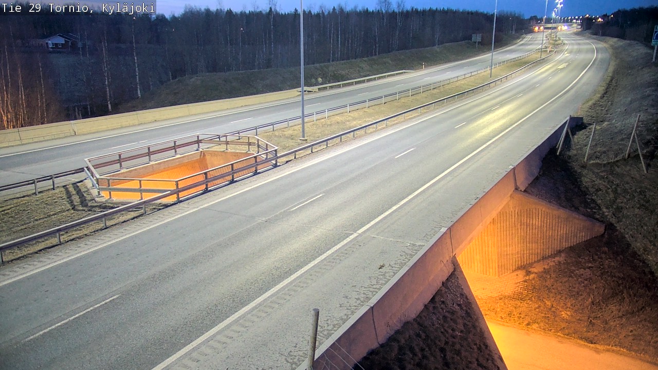 Weather Camera Image Road 29 Tornio Kyläjoki, Tornio, Lappi