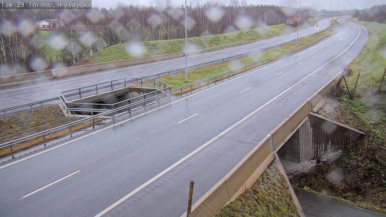 Weather Camera Image Väg 29 Torneå Kyläjoki, Tornio, Lappi