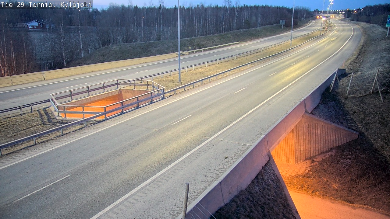 Weather Camera Image Road 29 Tornio Kyläjoki, Tornio, Lappi