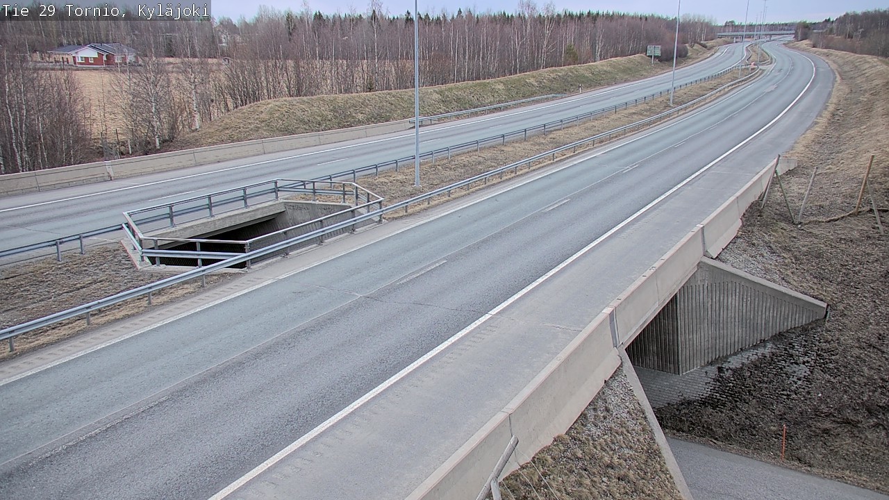 Weather Camera Image Road 29 Tornio Kyläjoki, Tornio, Lappi