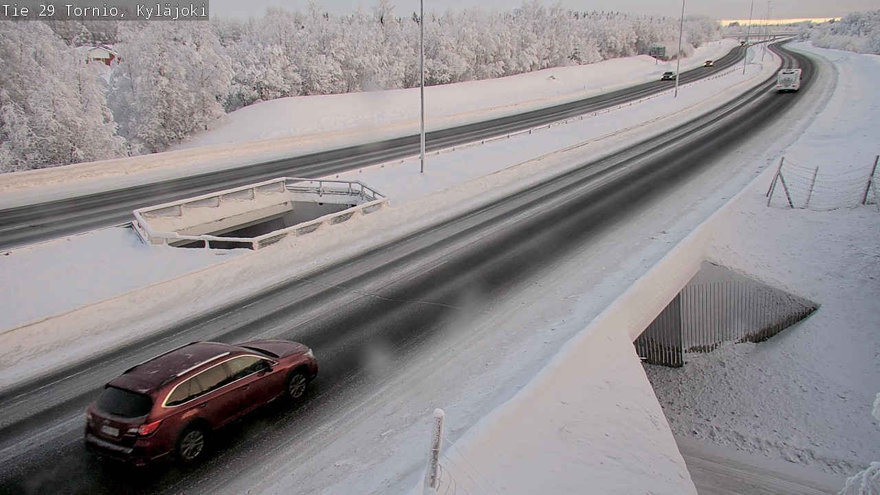 Weather Camera Image Road 29 Tornio Kyläjoki, Tornio, Lappi