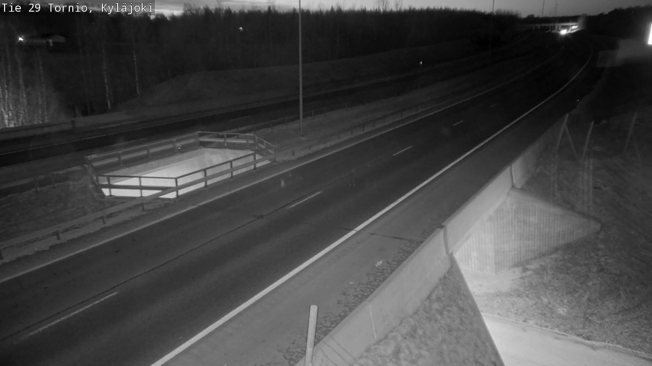 Weather Camera Image Road 29 Tornio Kyläjoki, Tornio, Lappi