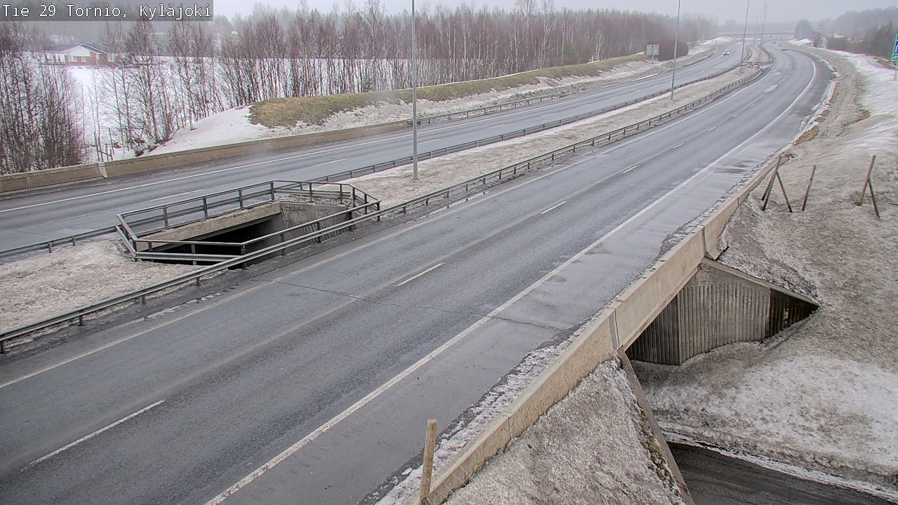 Weather Camera Image Road 29 Tornio Kyläjoki, Tornio, Lappi
