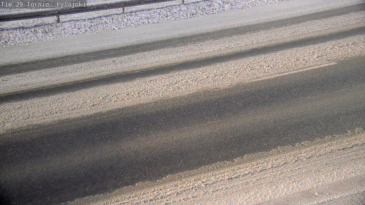 Weather Camera Image Väg 29 Torneå Kyläjoki, Tornio, Lappi