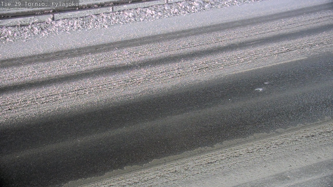 Weather Camera Image Väg 29 Torneå Kyläjoki, Tornio, Lappi