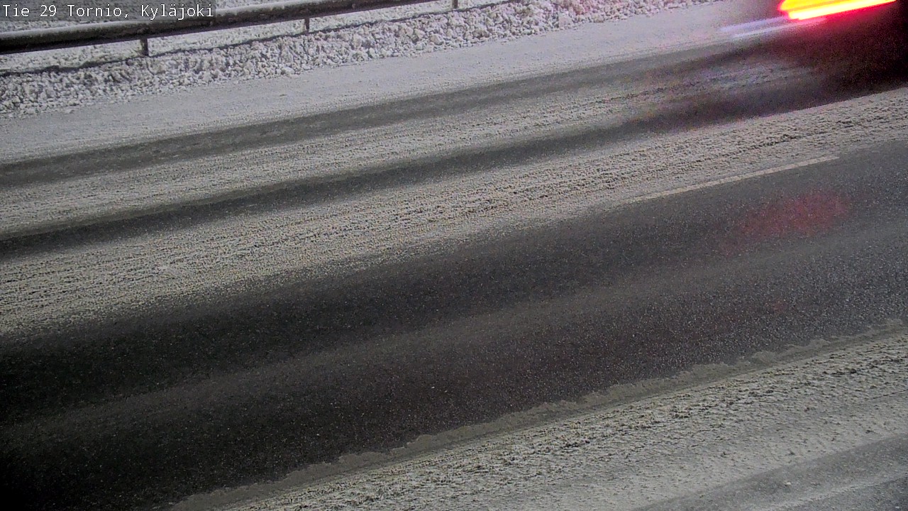Weather Camera Image Väg 29 Torneå Kyläjoki, Tornio, Lappi