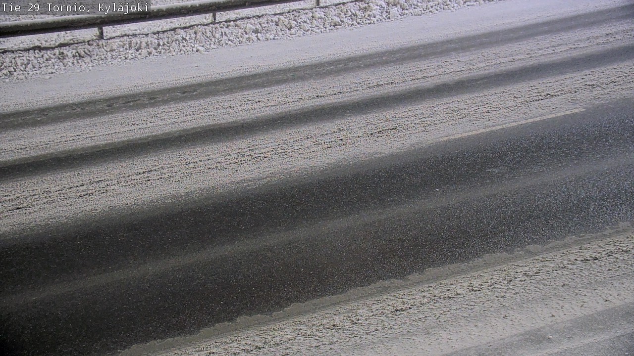 Weather Camera Image Väg 29 Torneå Kyläjoki, Tornio, Lappi