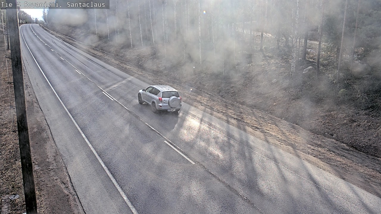 Weather Camera Image Road 4, Rovaniemi, Santa Claus, Rovaniemi, Lappi