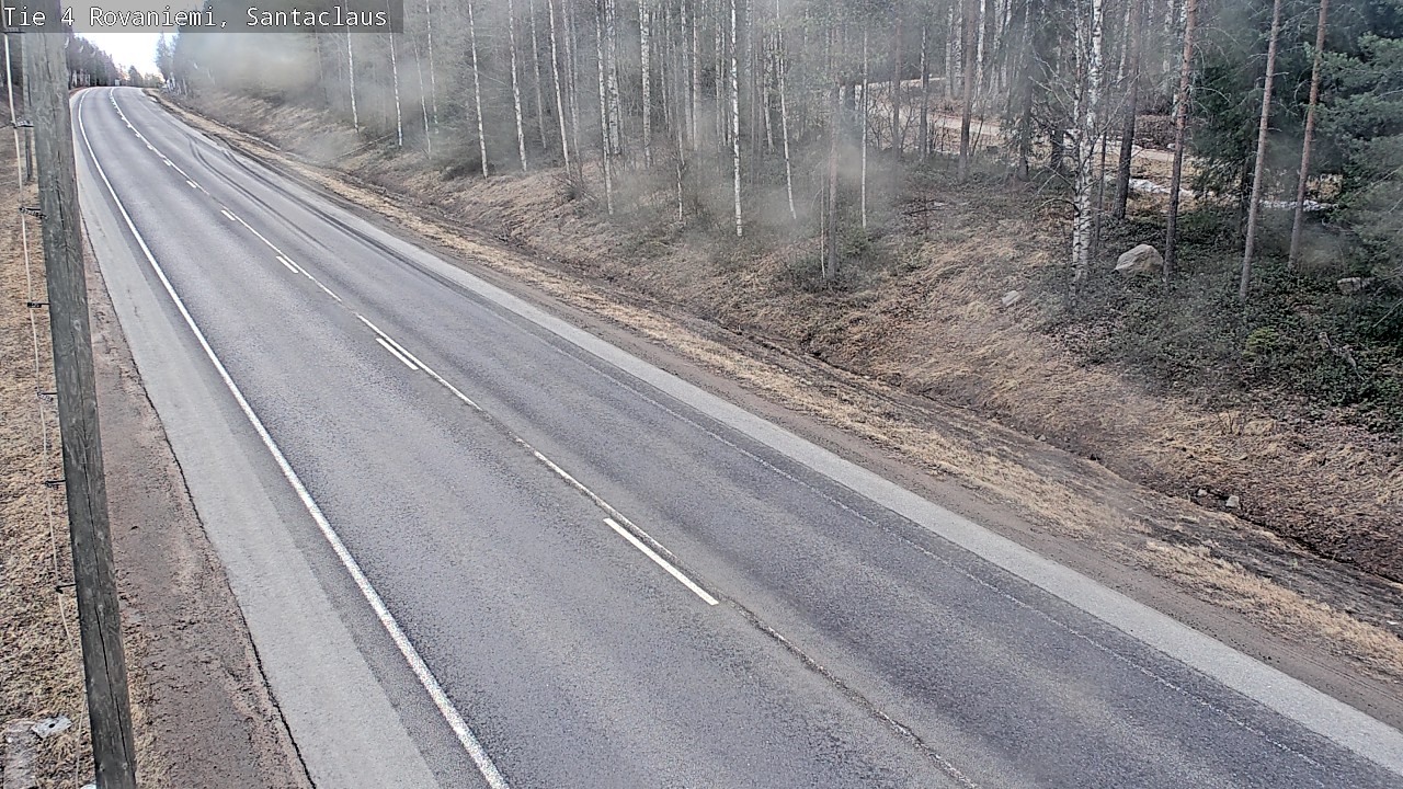 Weather Camera Image Väg 4 Rovaniemi, Santa Claus, Rovaniemi, Lappi