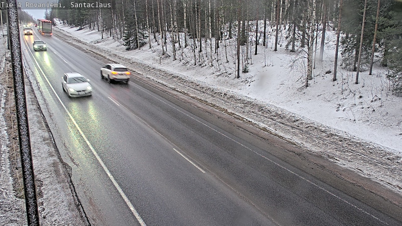 Weather Camera Image Road 4, Rovaniemi, Santa Claus, Rovaniemi, Lappi