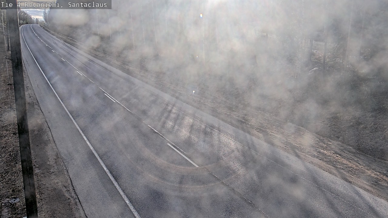 Weather Camera Image Road 4, Rovaniemi, Santa Claus, Rovaniemi, Lappi