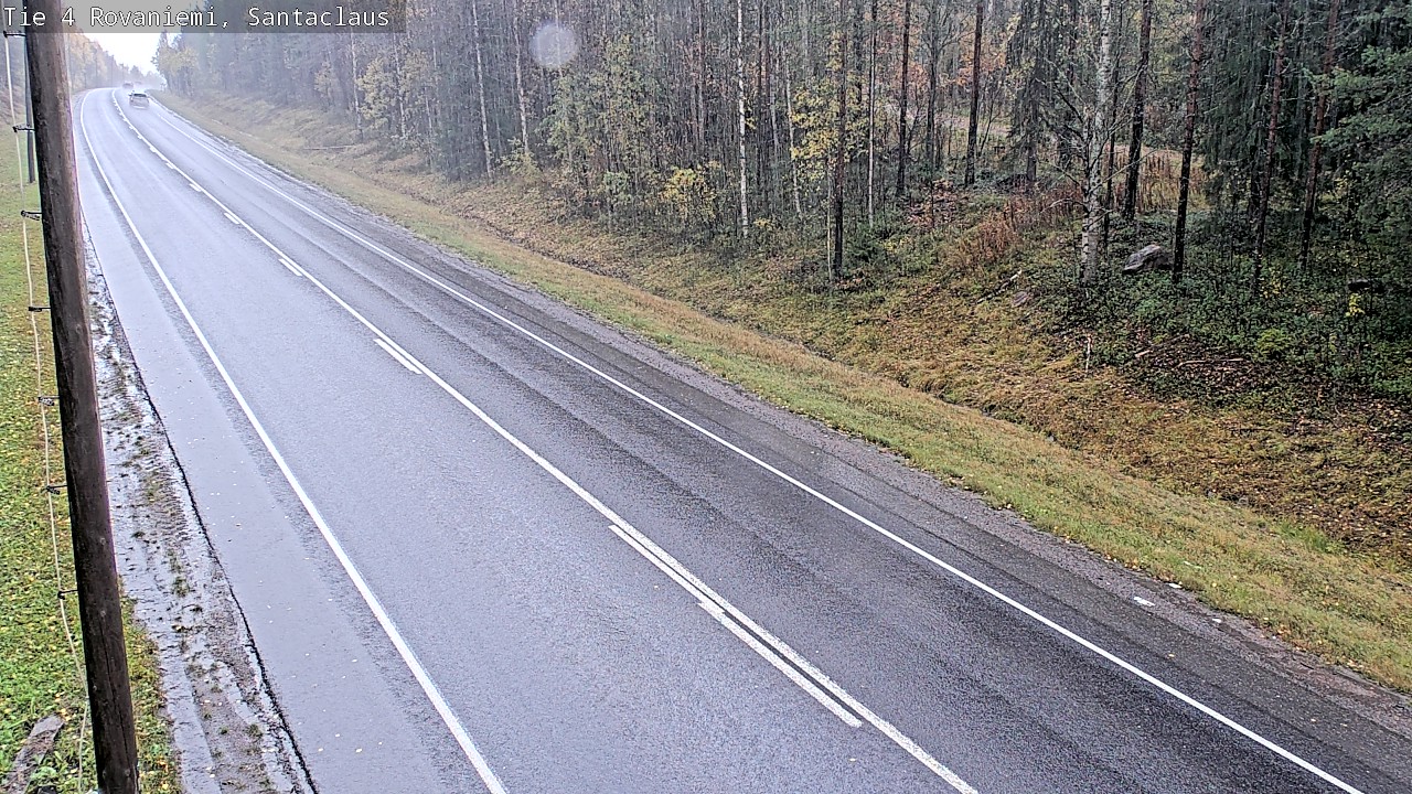 Weather Camera Image Väg 4 Rovaniemi, Santa Claus, Rovaniemi, Lappi