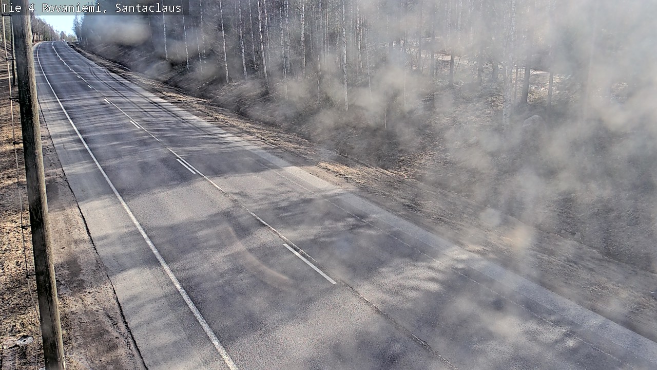Weather Camera Image Road 4, Rovaniemi, Santa Claus, Rovaniemi, Lappi
