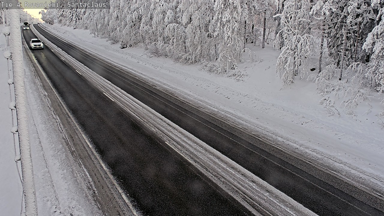 Weather Camera Image Road 4, Rovaniemi, Santa Claus, Rovaniemi, Lappi