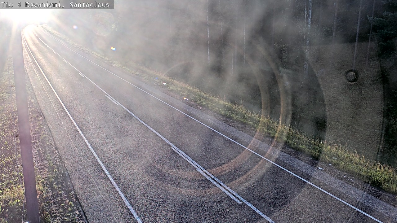 Weather Camera Image Väg 4 Rovaniemi, Santa Claus, Rovaniemi, Lappi