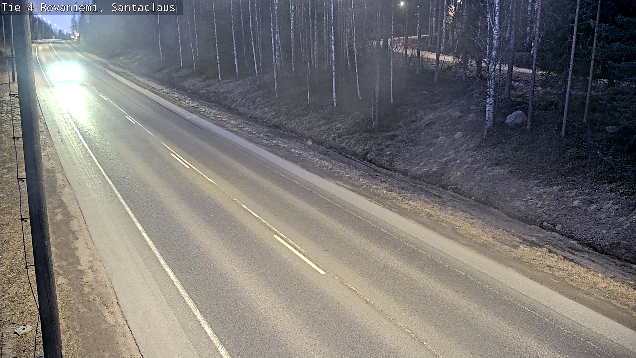 Weather Camera Image Road 4, Rovaniemi, Santa Claus, Rovaniemi, Lappi