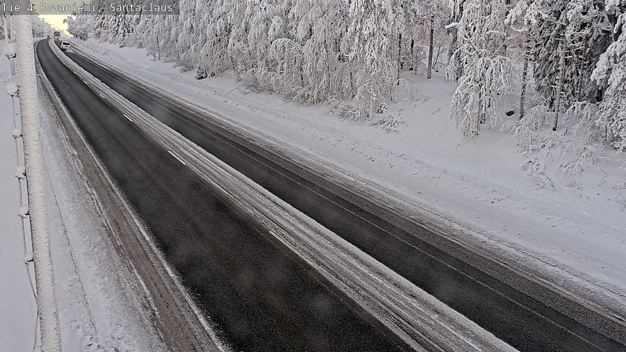 Weather Camera Image Road 4, Rovaniemi, Santa Claus, Rovaniemi, Lappi