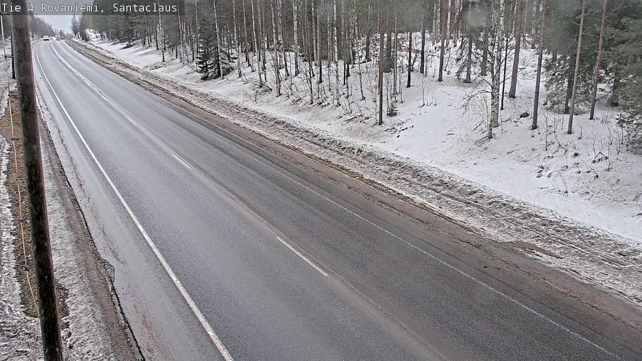Weather Camera Image Road 4, Rovaniemi, Santa Claus, Rovaniemi, Lappi
