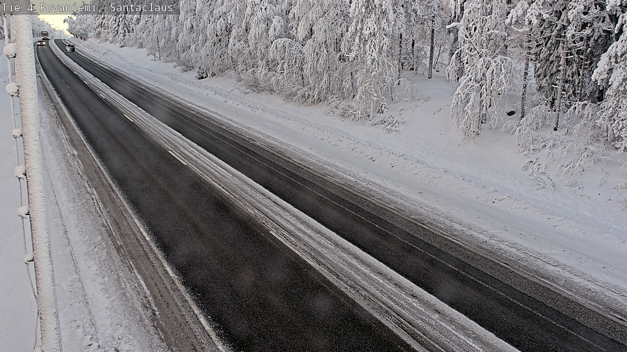 Weather Camera Image Road 4, Rovaniemi, Santa Claus, Rovaniemi, Lappi
