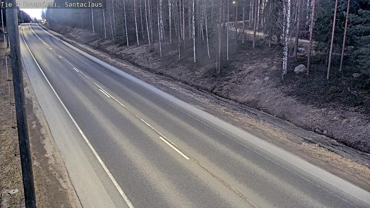 Weather Camera Image Road 4, Rovaniemi, Santa Claus, Rovaniemi, Lappi