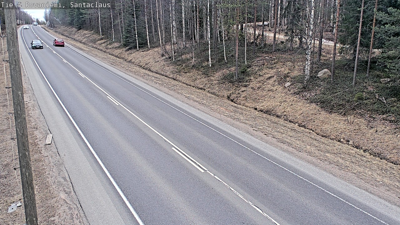 Weather Camera Image Road 4, Rovaniemi, Santa Claus, Rovaniemi, Lappi