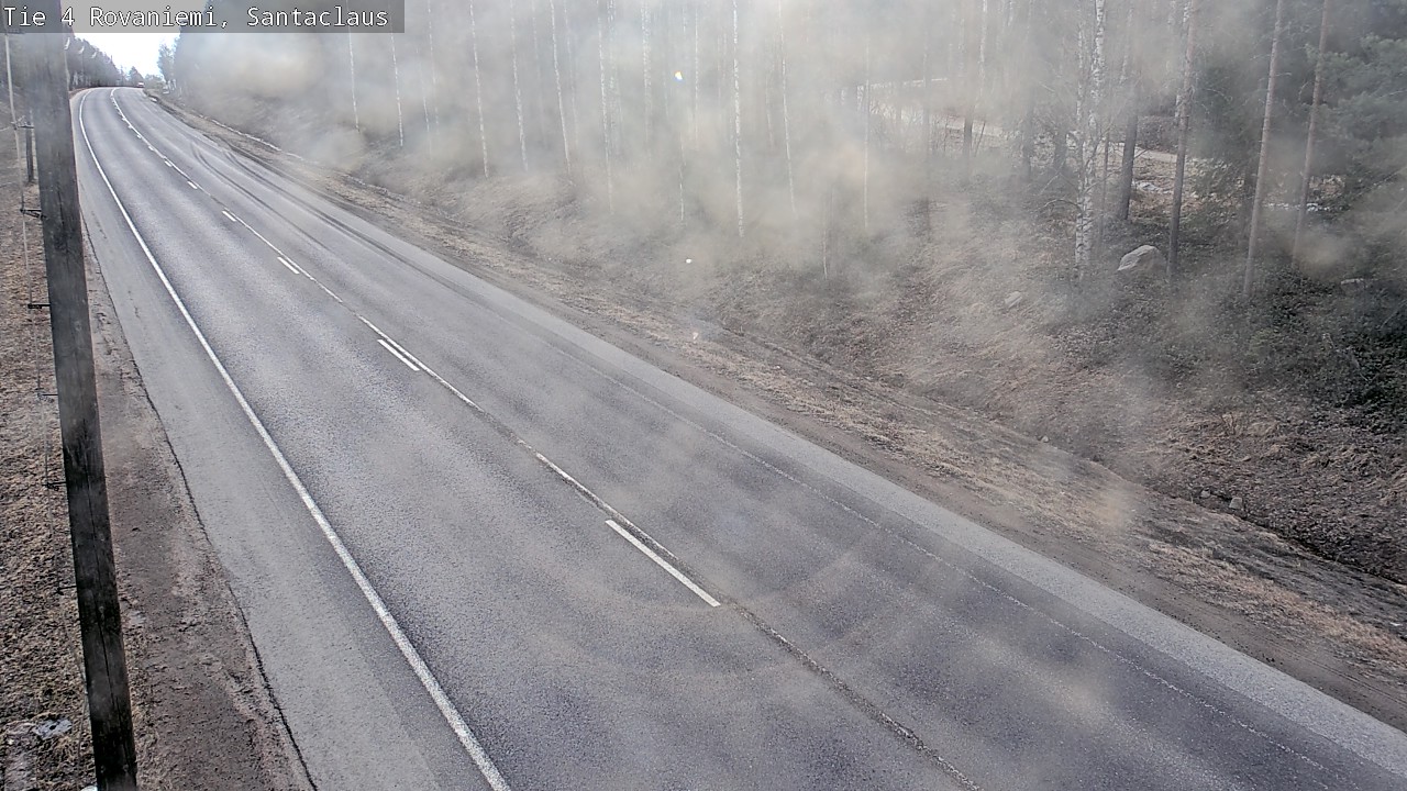 Weather Camera Image Road 4, Rovaniemi, Santa Claus, Rovaniemi, Lappi