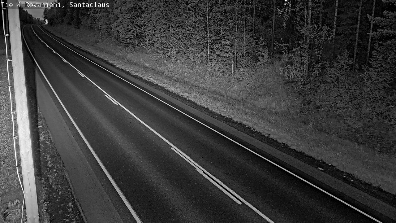 Weather Camera Image Väg 4 Rovaniemi, Santa Claus, Rovaniemi, Lappi