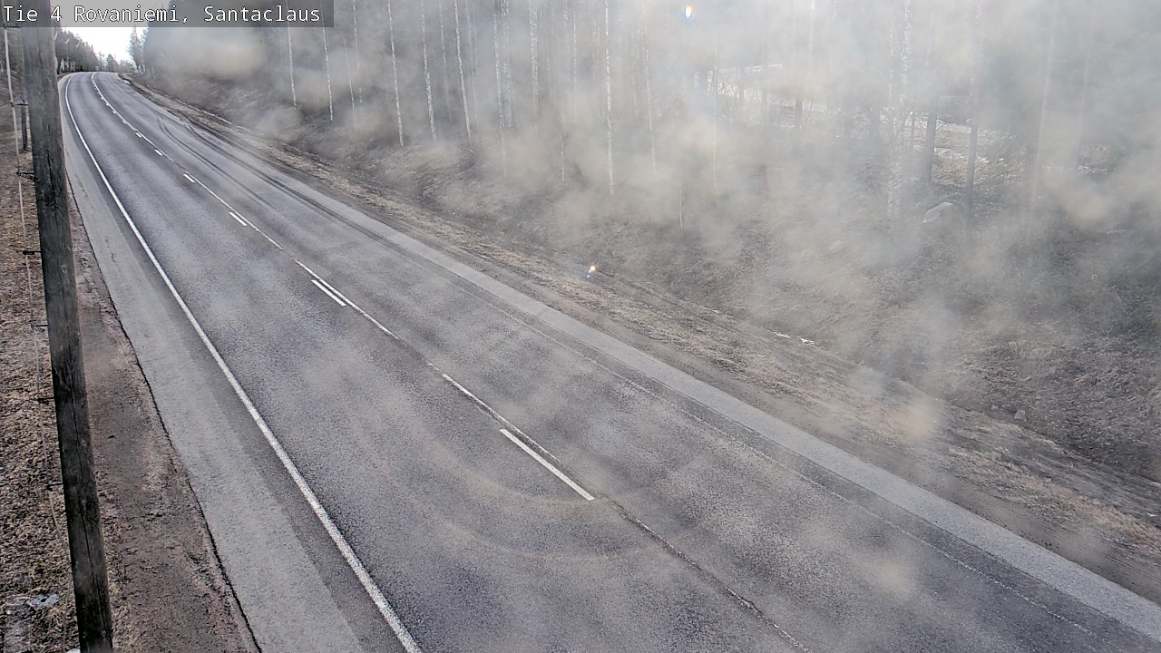 Weather Camera Image Väg 4 Rovaniemi, Santa Claus, Rovaniemi, Lappi