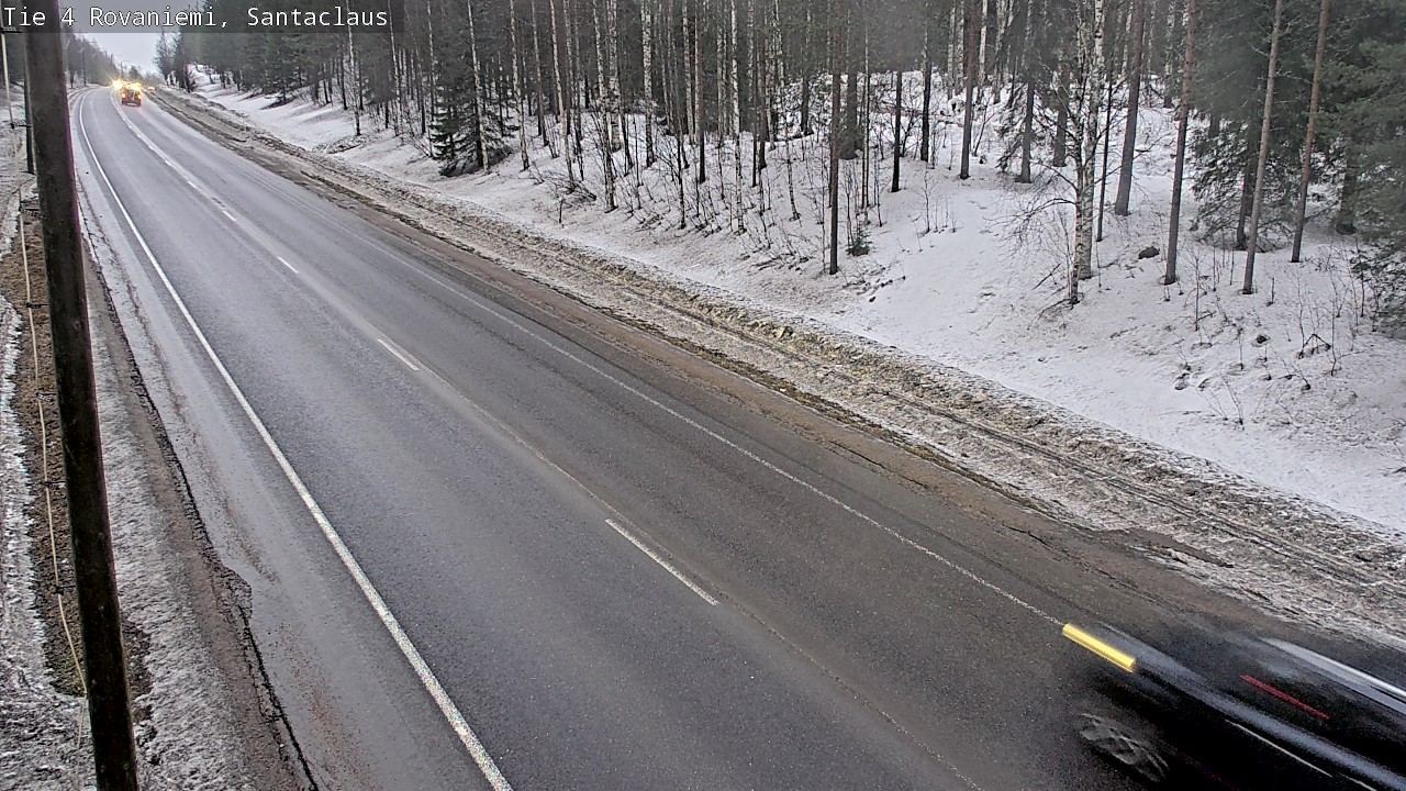 Weather Camera Image Road 4, Rovaniemi, Santa Claus, Rovaniemi, Lappi