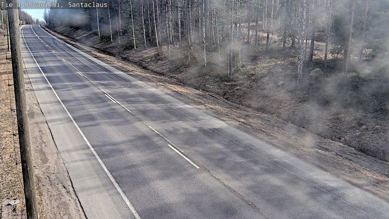 Weather Camera Image Road 4, Rovaniemi, Santa Claus, Rovaniemi, Lappi
