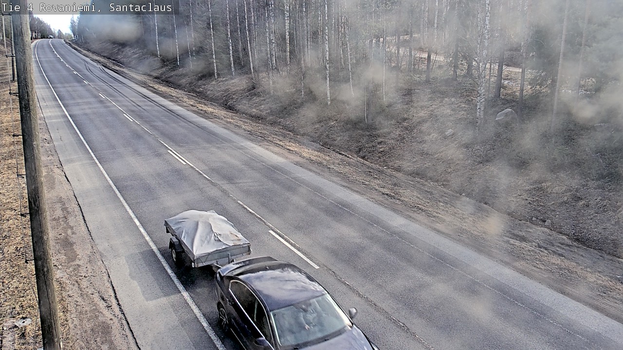 Weather Camera Image Road 4, Rovaniemi, Santa Claus, Rovaniemi, Lappi