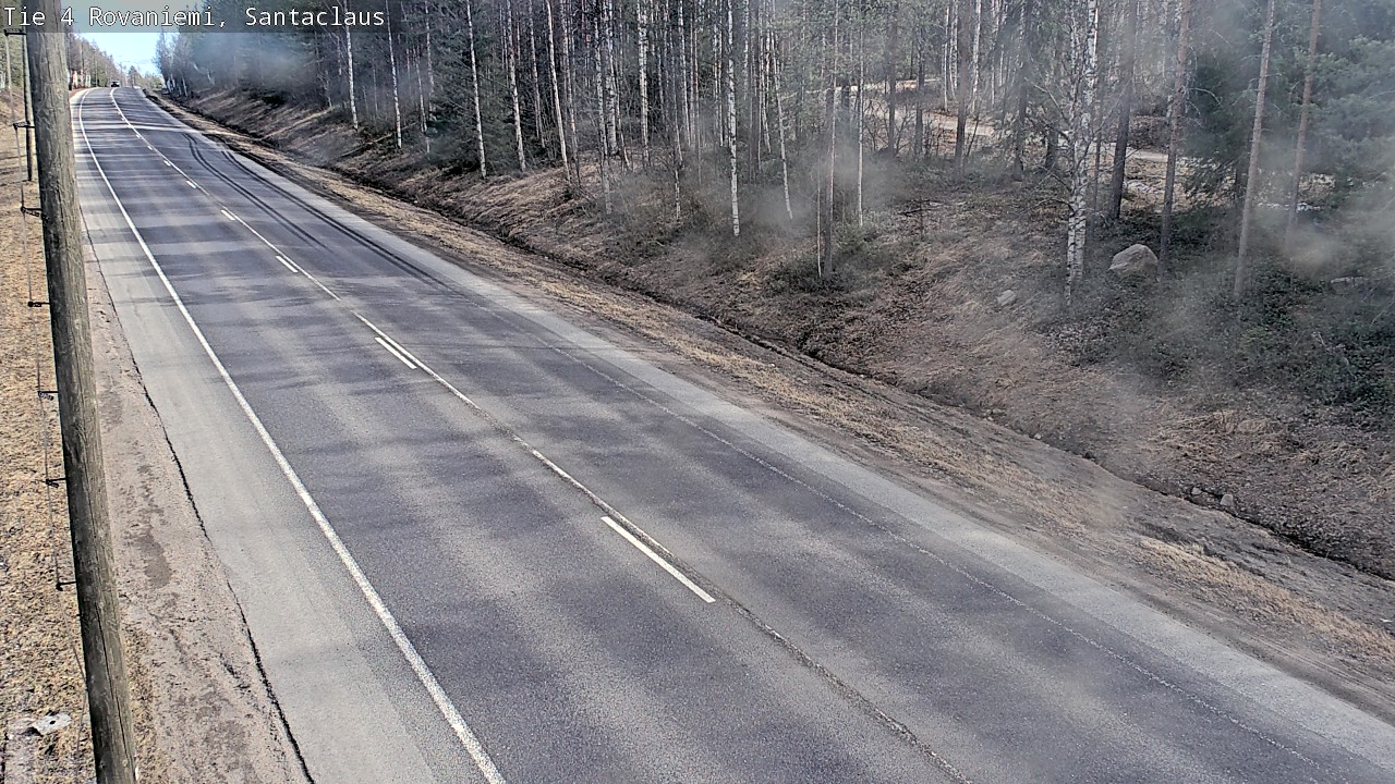 Weather Camera Image Road 4, Rovaniemi, Santa Claus, Rovaniemi, Lappi