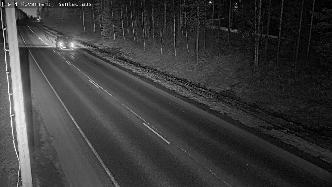Weather Camera Image Road 4, Rovaniemi, Santa Claus, Rovaniemi, Lappi