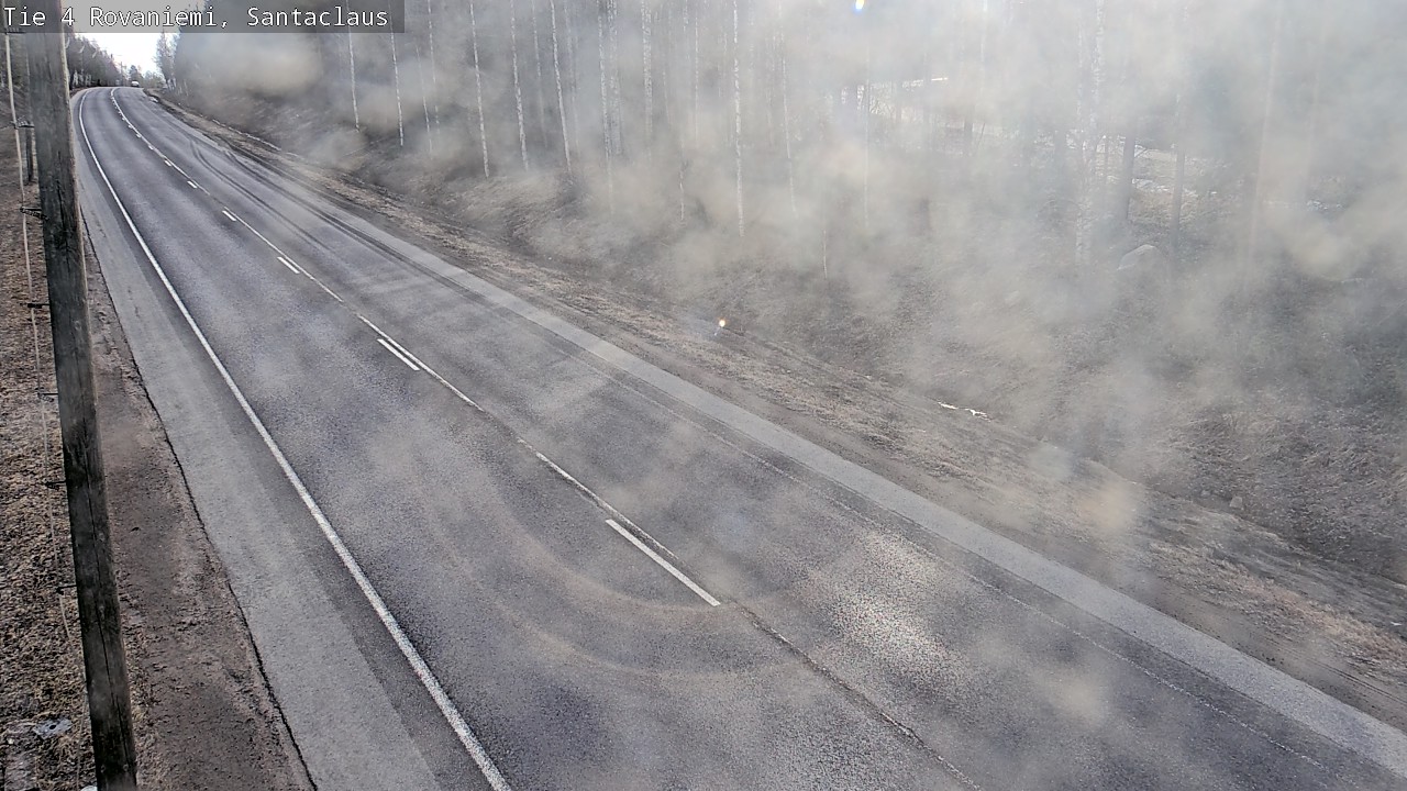 Weather Camera Image Väg 4 Rovaniemi, Santa Claus, Rovaniemi, Lappi