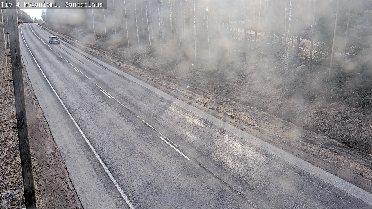 Weather Camera Image Väg 4 Rovaniemi, Santa Claus, Rovaniemi, Lappi