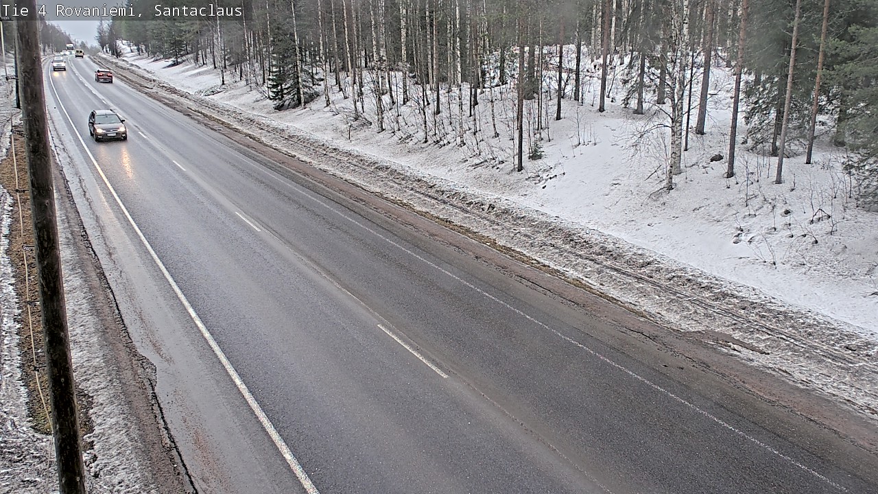 Weather Camera Image Road 4, Rovaniemi, Santa Claus, Rovaniemi, Lappi