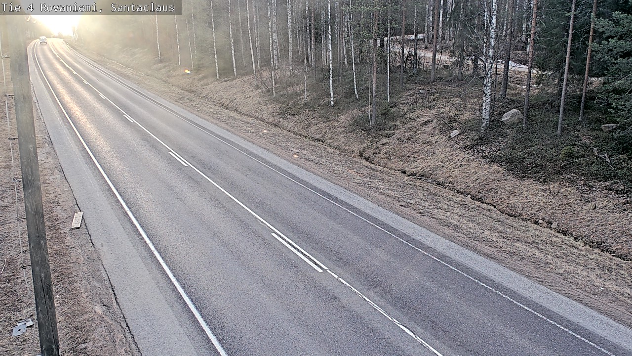 Weather Camera Image Road 4, Rovaniemi, Santa Claus, Rovaniemi, Lappi