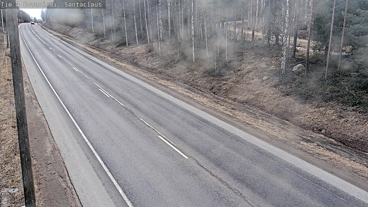 Weather Camera Image Väg 4 Rovaniemi, Santa Claus, Rovaniemi, Lappi