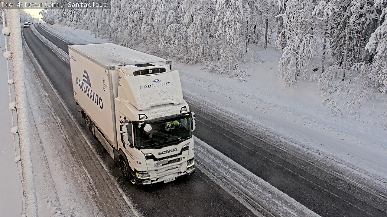 Weather Camera Image Road 4, Rovaniemi, Santa Claus, Rovaniemi, Lappi